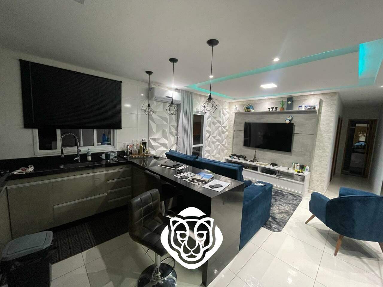 Sala e cozinha