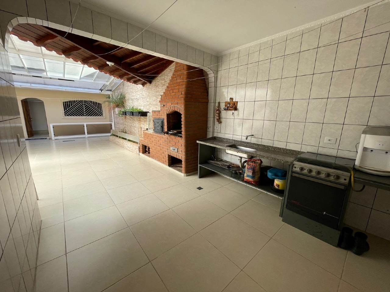 área da churrasqueira