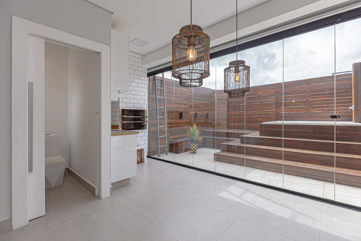 Área gourmet - Cobertura