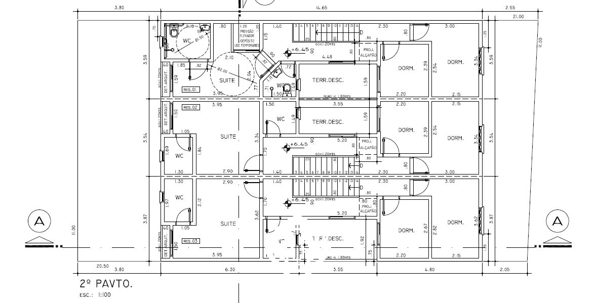 Planta - pavimento 2