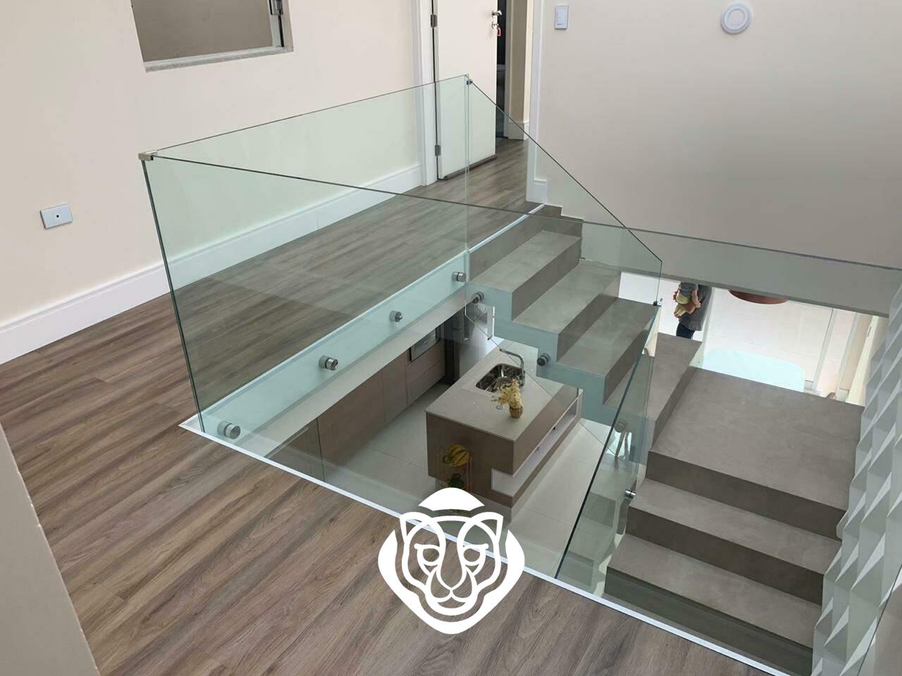 Escada de acesso aos dormitório