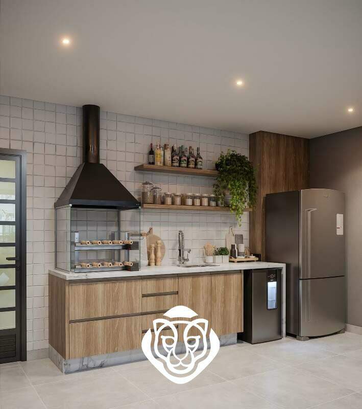 Cobertura churrasqueira 