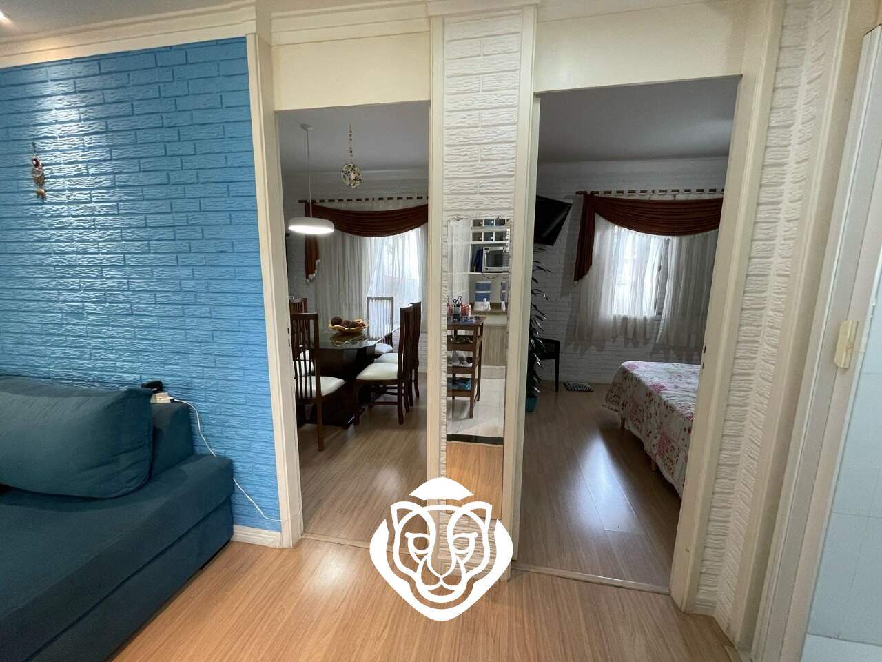 Hall para os dormitórios 