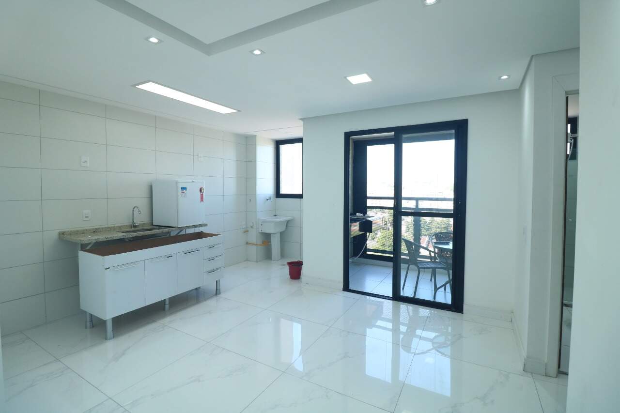 Sala dois ambientes e cozinha