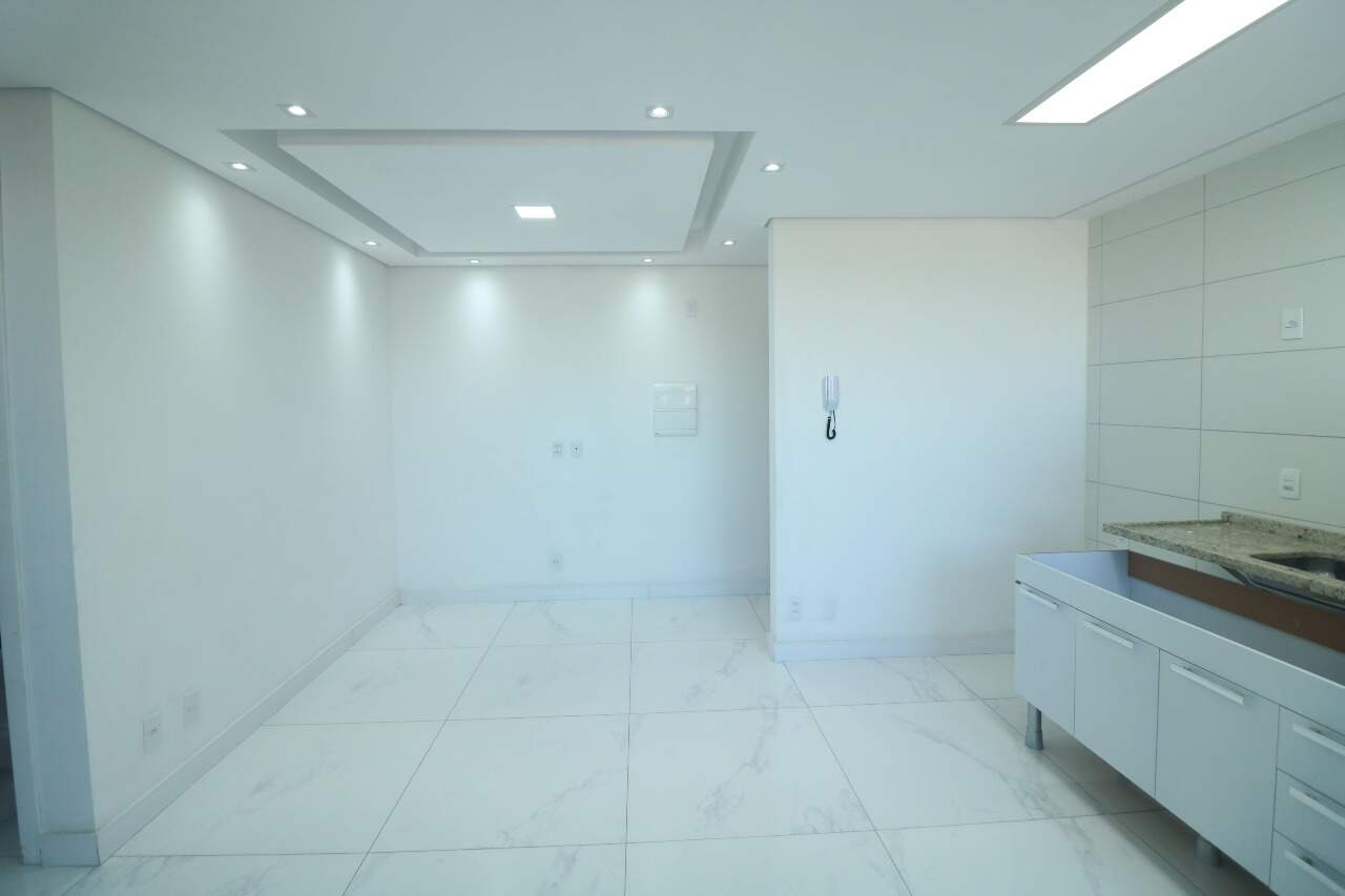 Sala dois ambientes e cozinha