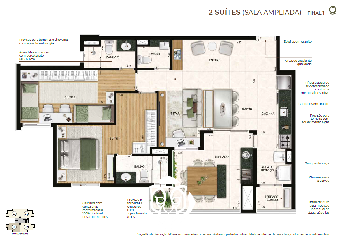 3 Suites 