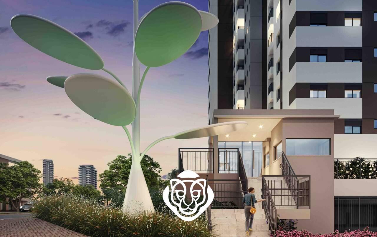 Portaria e arvore solar