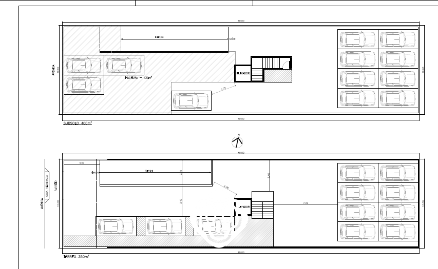 Planta Baixa garagem 