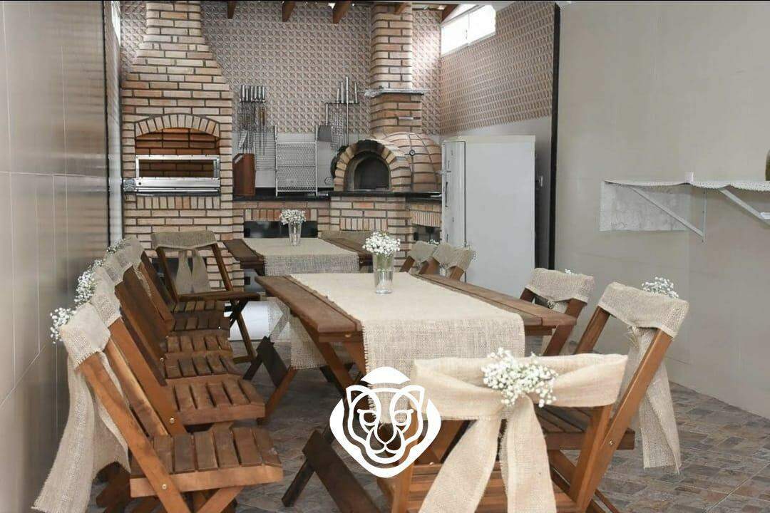 Espaço gourmet na garagem 