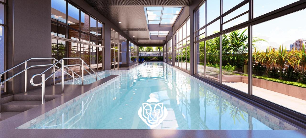 Perspectiva piscina coberta 