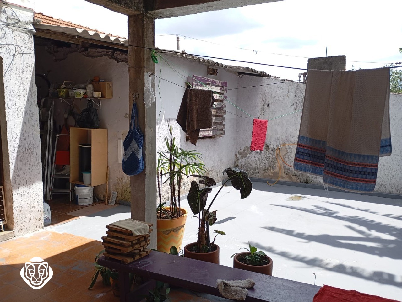 Quintal - casa fundo