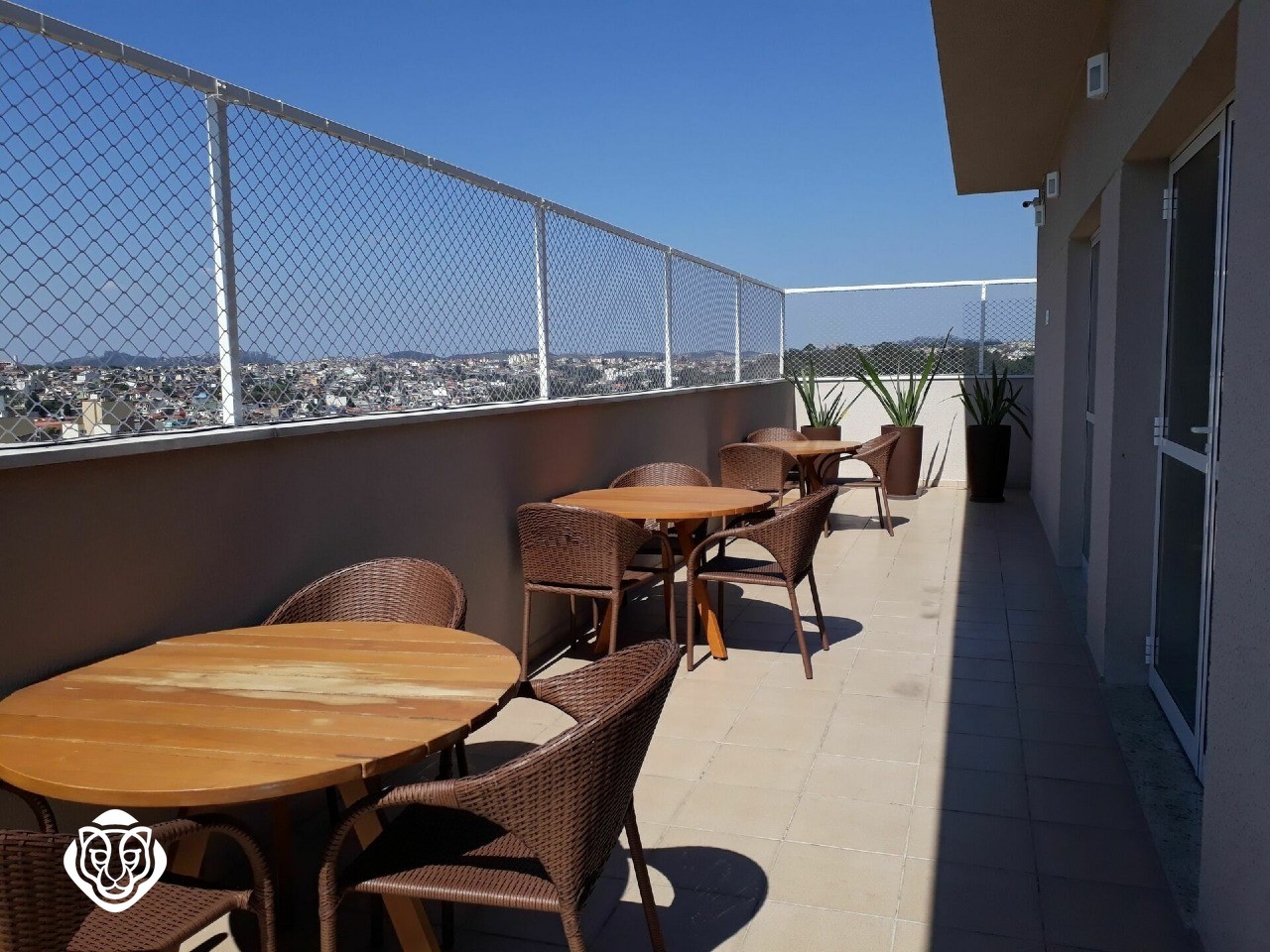 Área externa são de festas