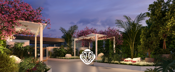 Praça central noite