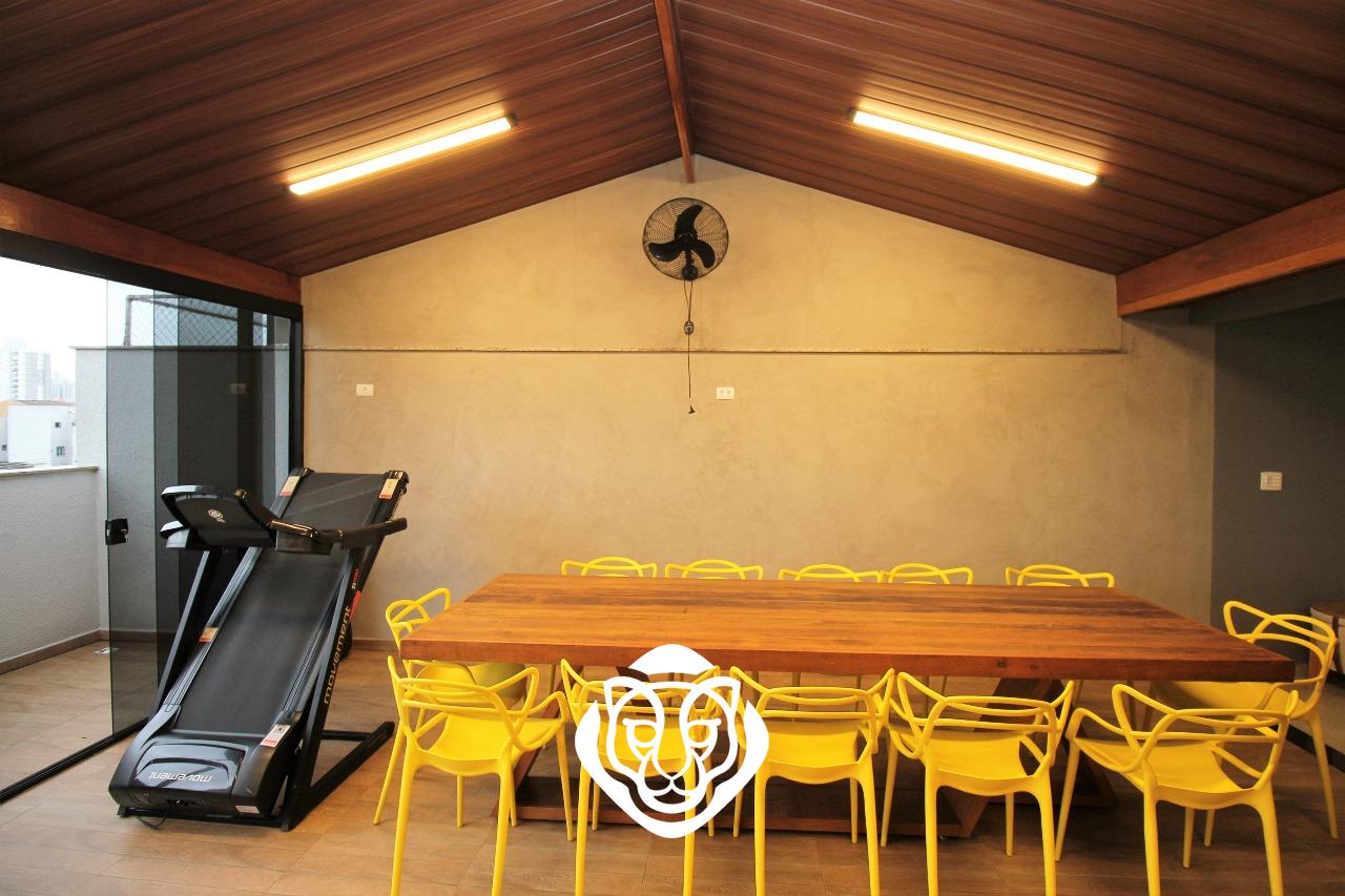 Cobertura com churrasqueira 