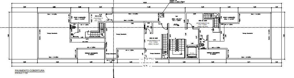 3º Pavimento - Cobertura