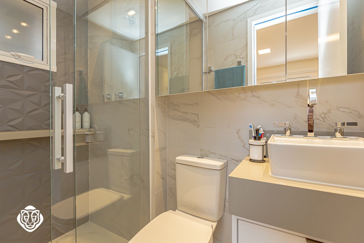 Banheiro suíte - Decorado