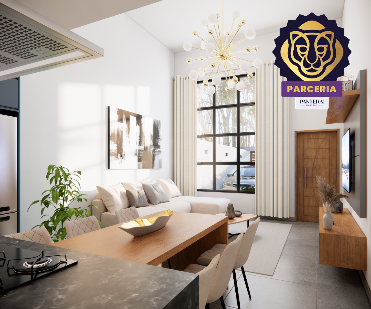 Sala de Estar e de Jantar