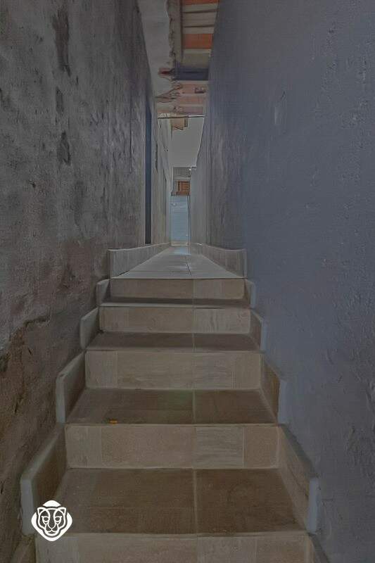 Escada de acesso