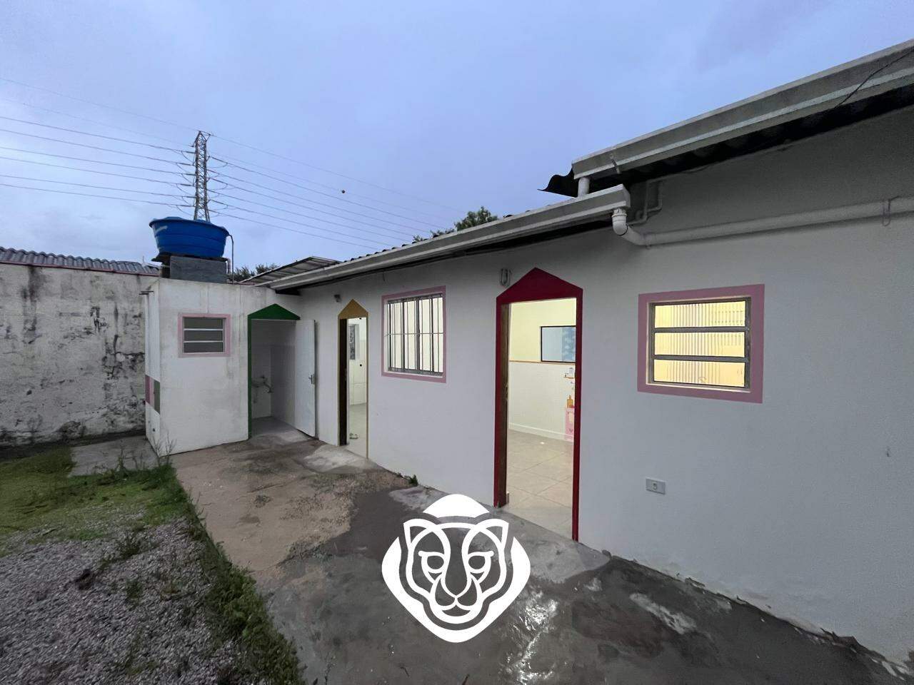 Frente das casas