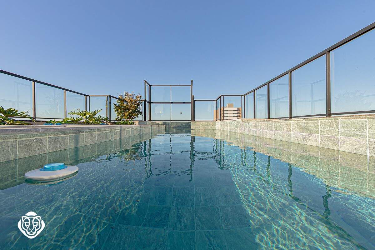 Piscina cobertura 