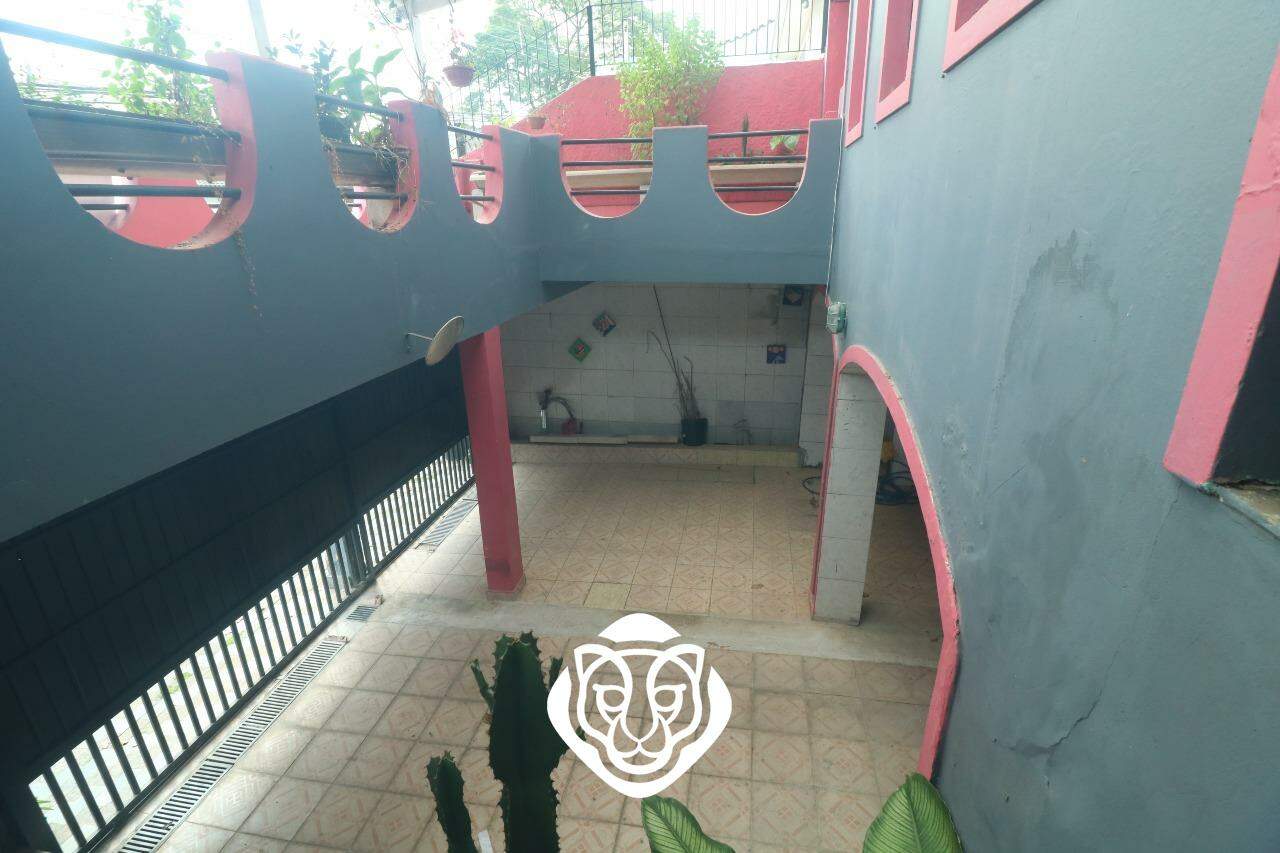 Vista da garagem