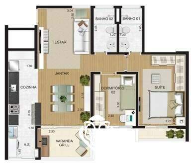 Planta apartamento