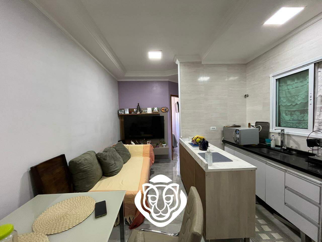 Sala e cozinha