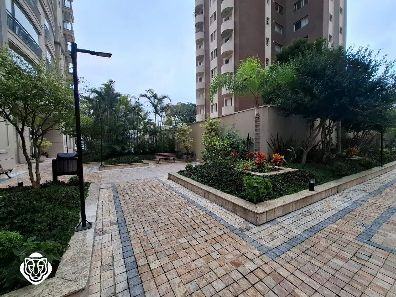 Cascata e jardim