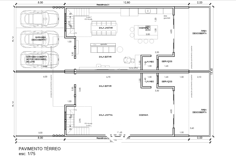 Planta 1 pavimento 