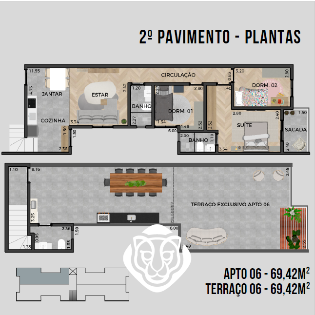 Planta baixa cobertura