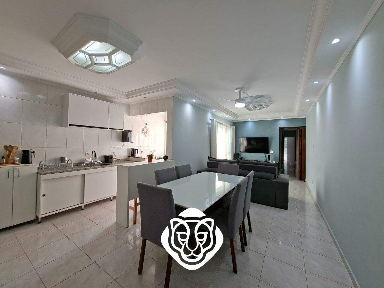 Sala dois ambientes/cozinha