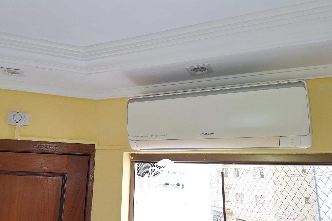 Ar condicionado na sala