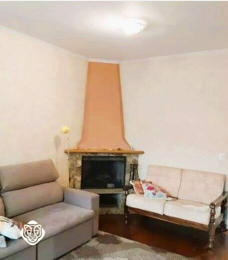 Sala e lareira 