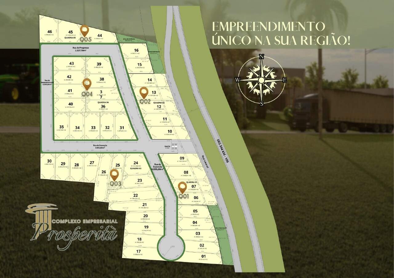 Terreno à venda no Santa Fé: 