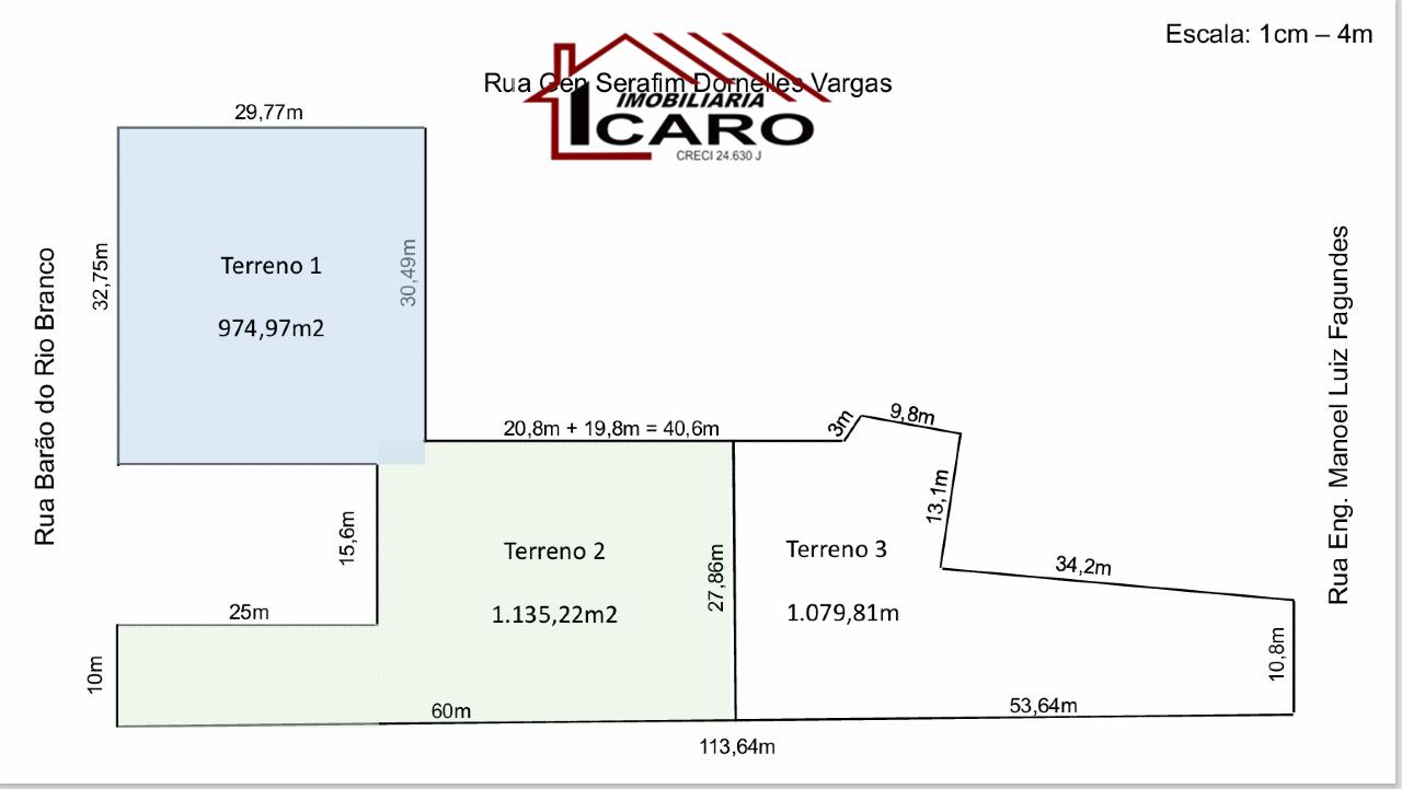 Terreno à venda no Centro: 