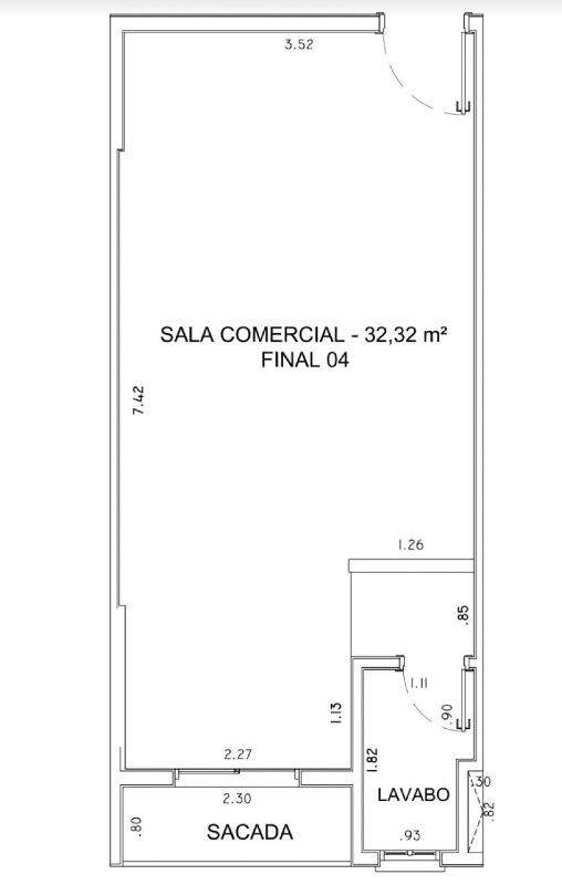 Conjunto Comercial-Sala para alugar, 32m² - Foto 11