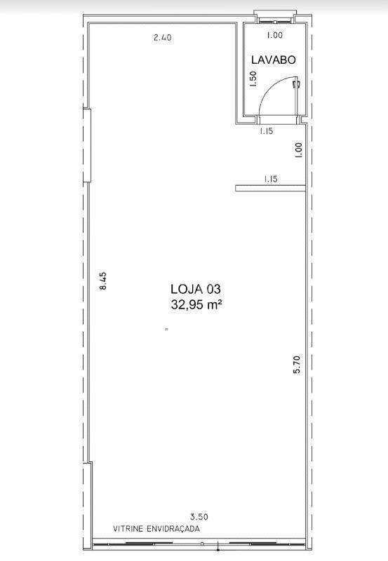 Loja-Salão para alugar, 33m² - Foto 5