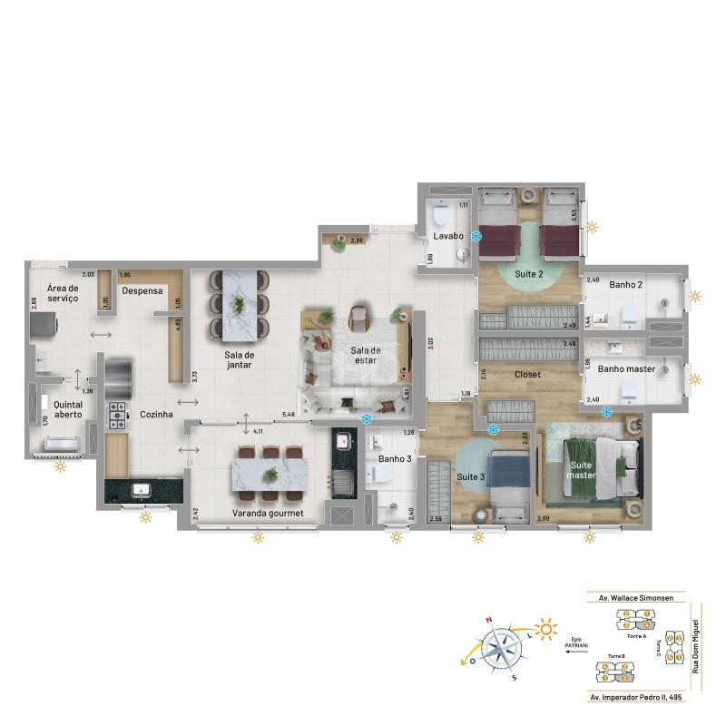 Apartamento, 3 quartos, 117 m² - Foto 18