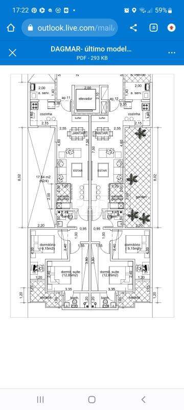 Apartamento à venda com 2 quartos, 67m² - Foto 3