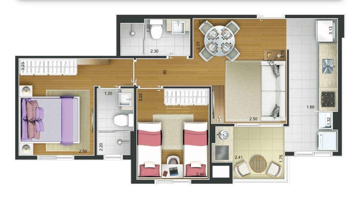 Apartamento à venda com 2 quartos, 52m² - Foto 21