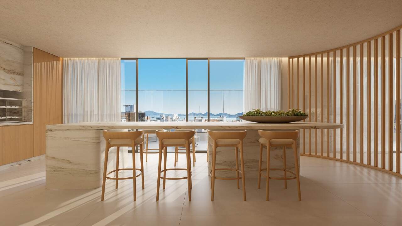 Espaço gourmet com terraço
