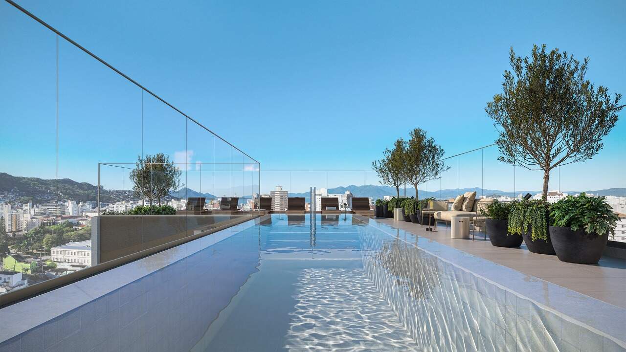 Piscina com prainha