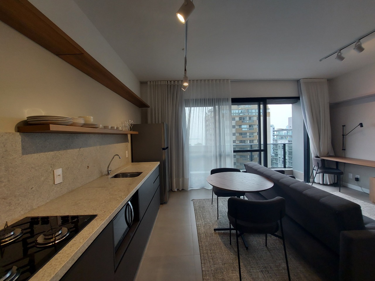 Apartamento para aluguel no Centro: 