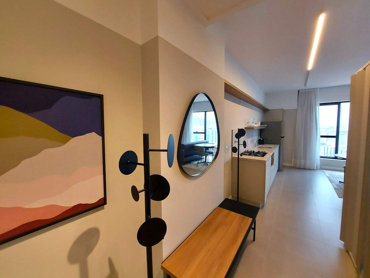Apartamento para aluguel no Centro: 