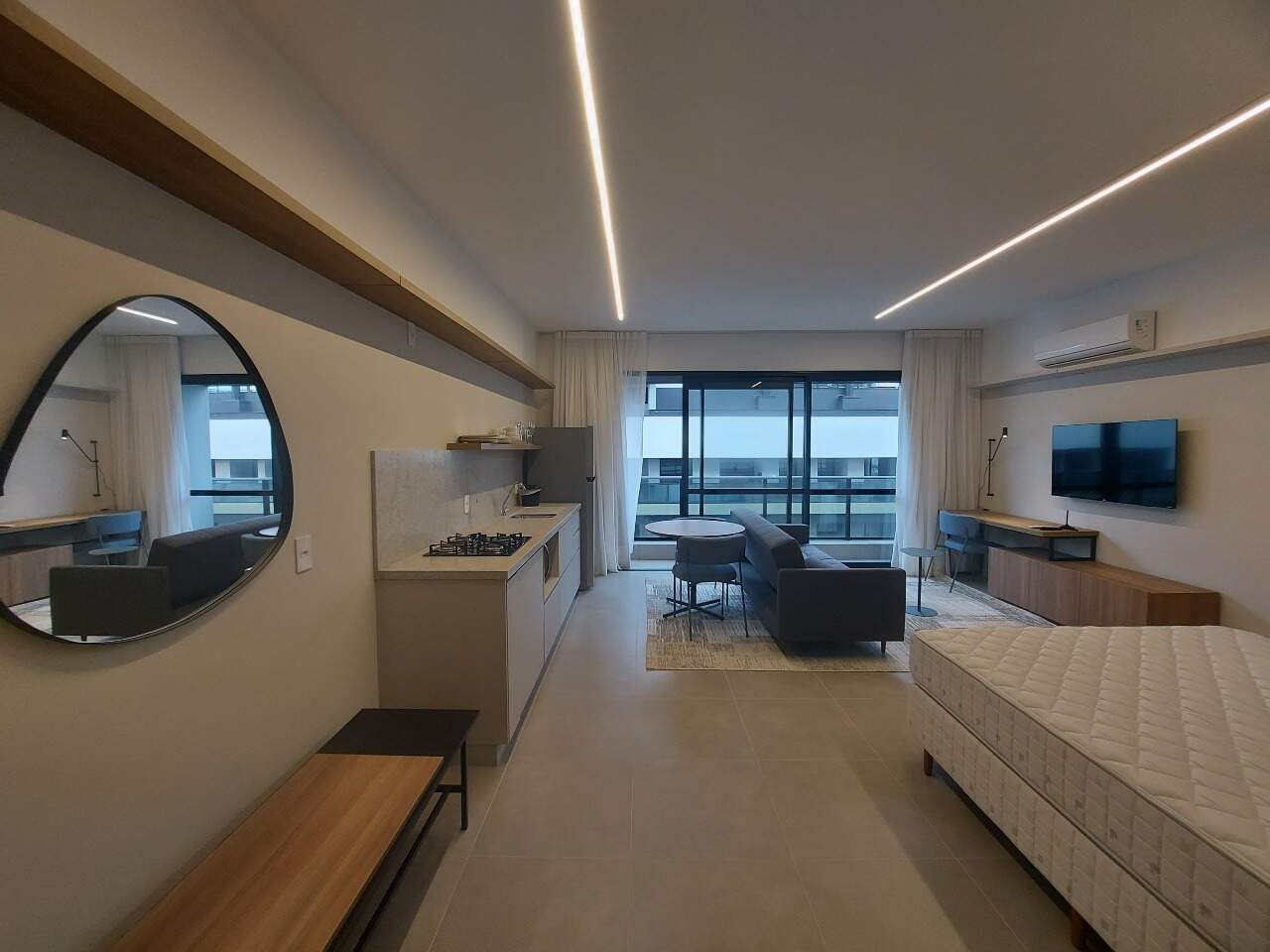 Apartamento para aluguel no Centro: 