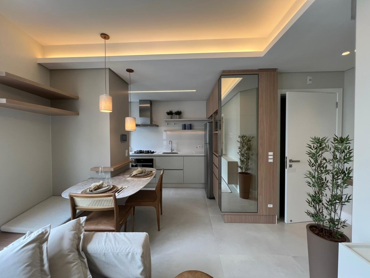 Apartamento para aluguel no Centro: 