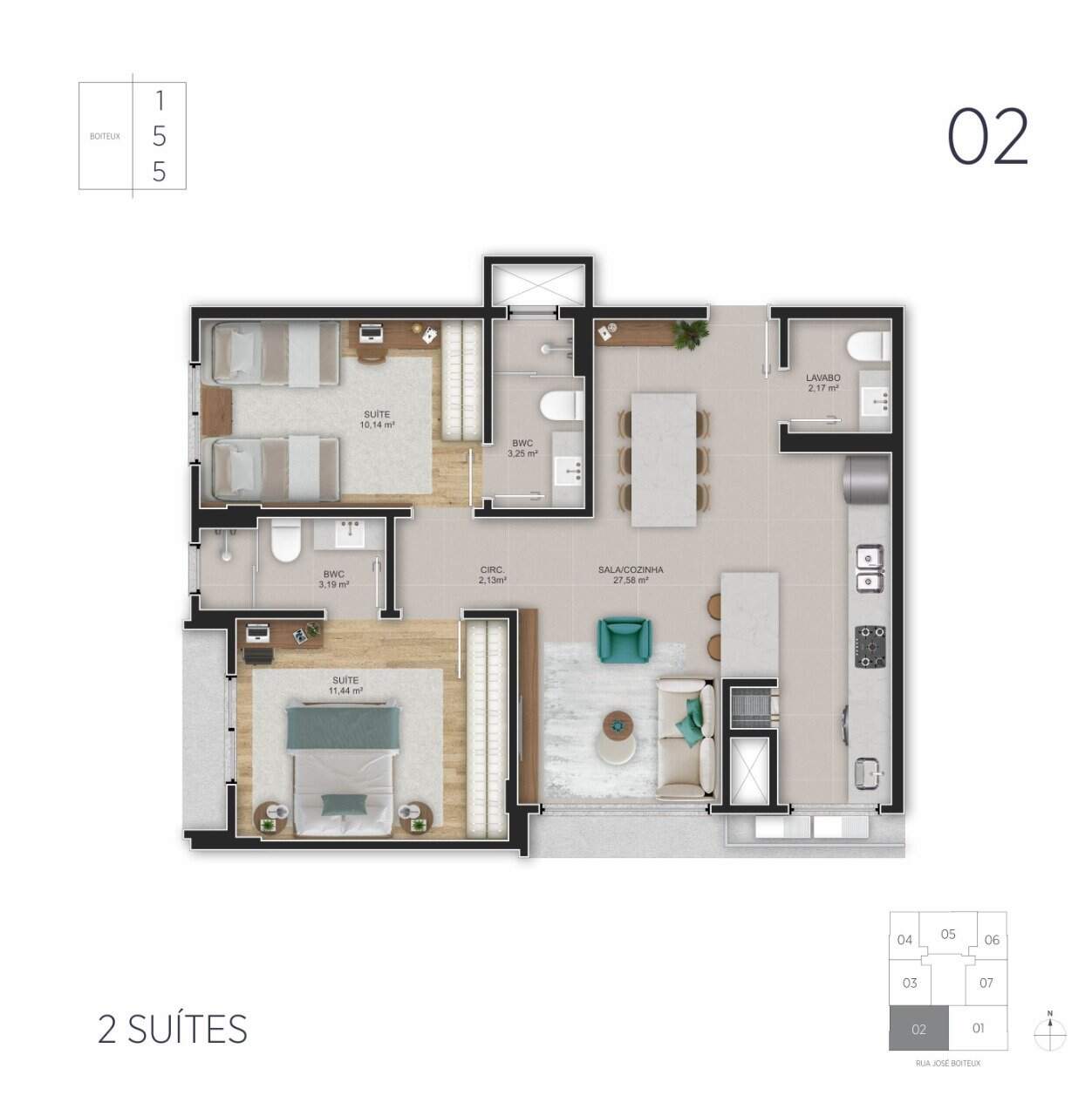 Apartamento à venda no Centro: 