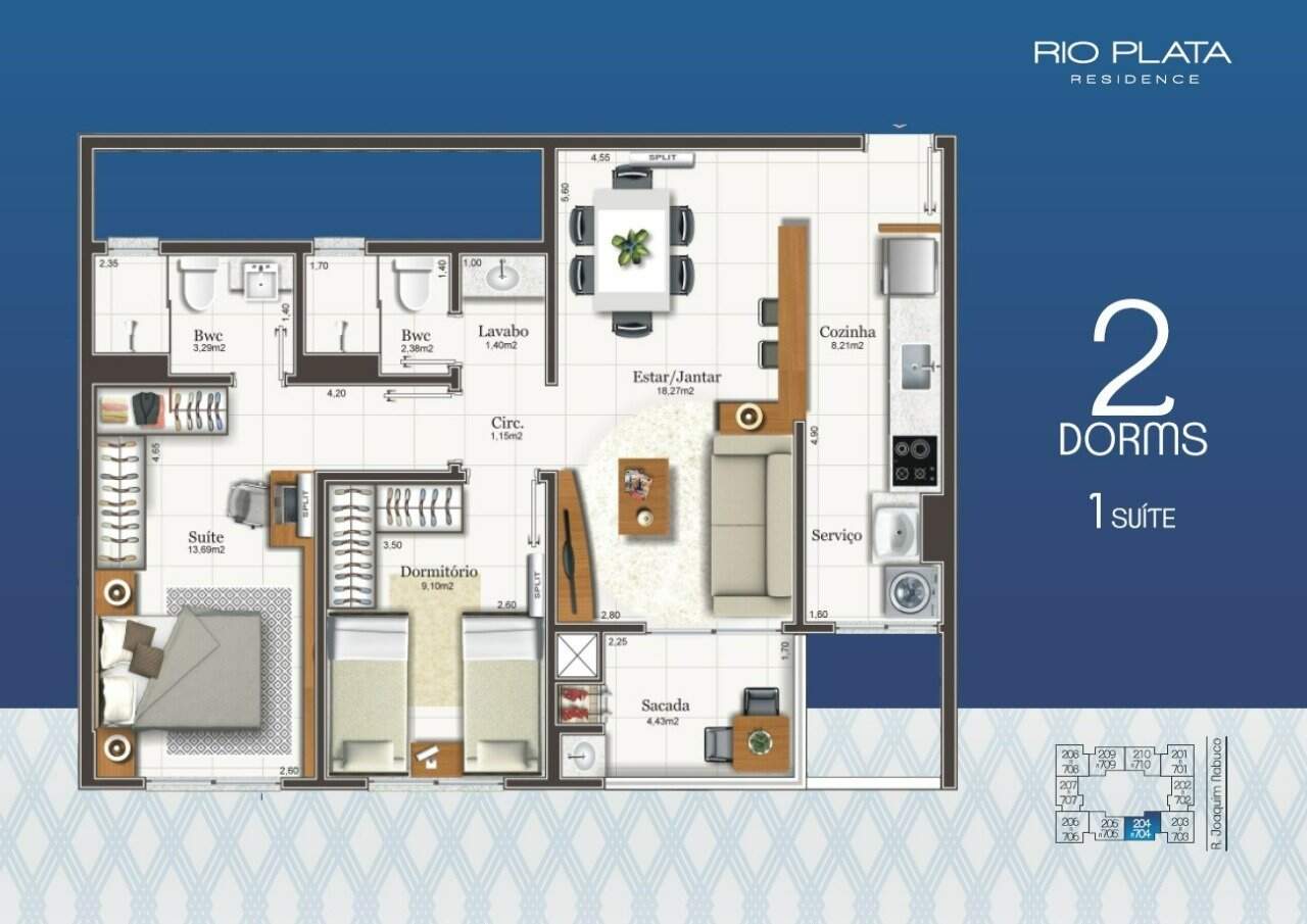Apartamento à venda no Capoeiras: 