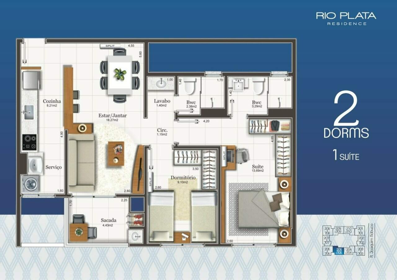 Apartamento à venda no Capoeiras: 