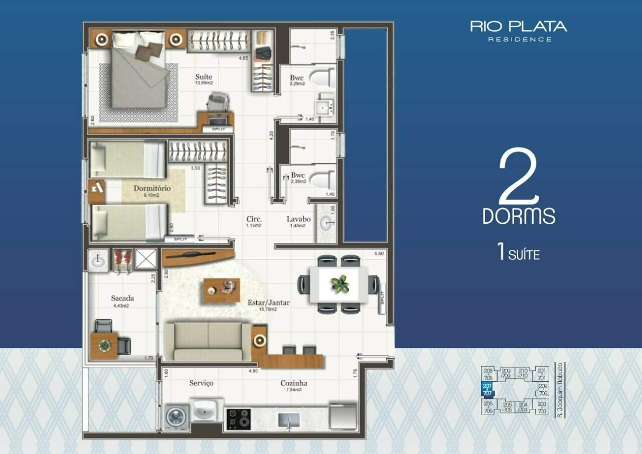 Apartamento à venda no Capoeiras: 